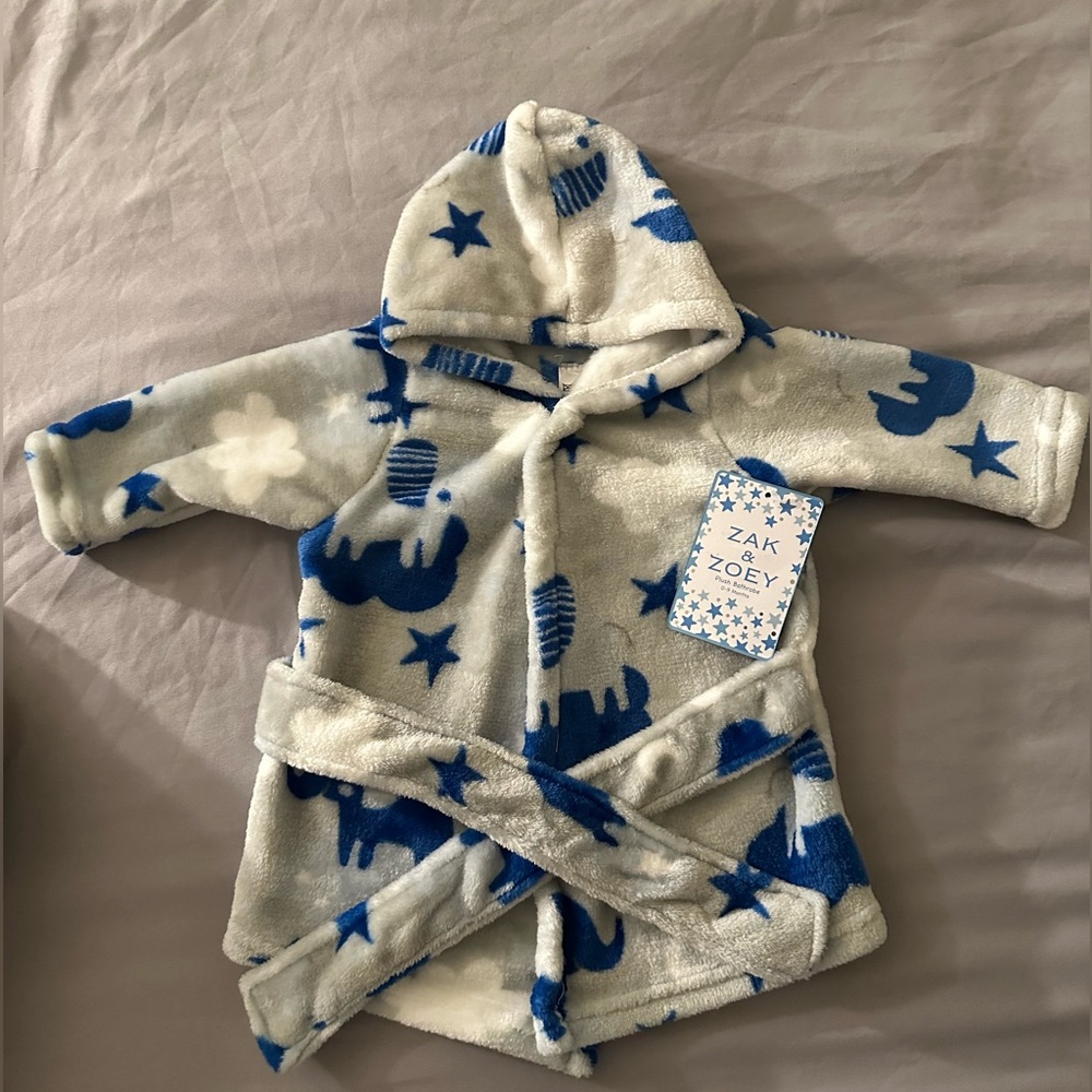 BABY BATHROBE SIZE 0-9M